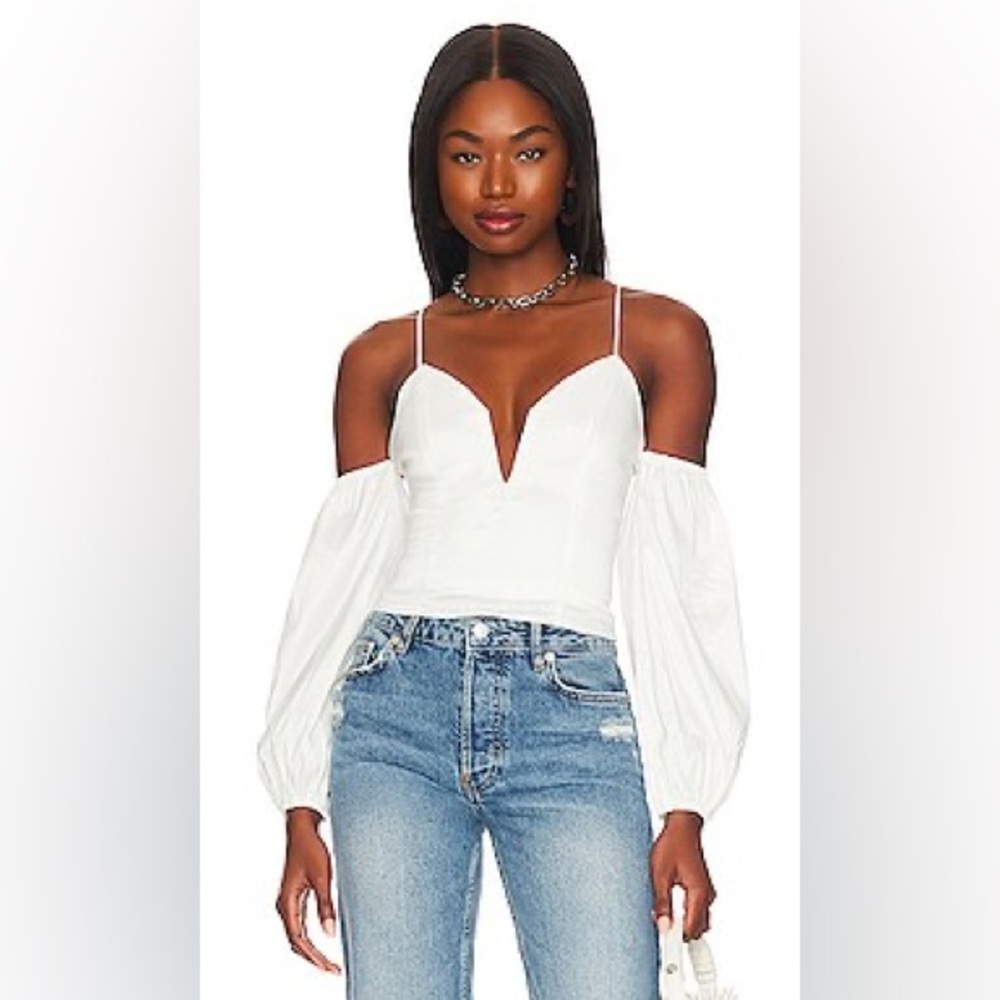 Maud Off Shoulder Top in White
MORE TO COME
